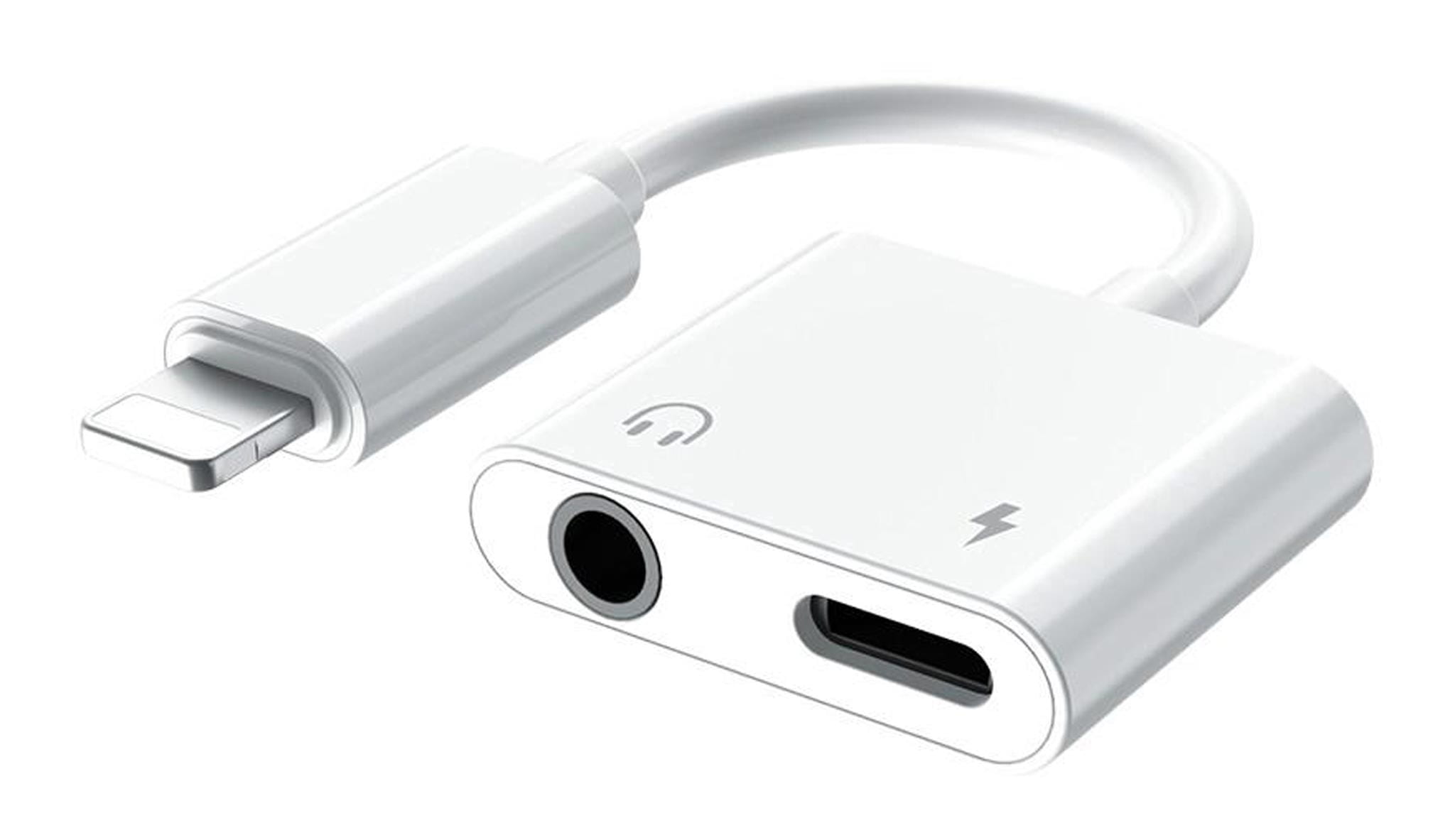 Adapter IPHONE na AUX+Lightning 45646 minijack PMMA9826 - Henryx24