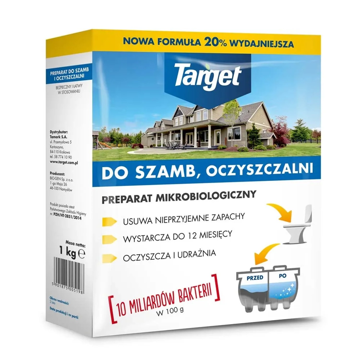 Target Preparat do szamb i oczyszczalni 1 kg