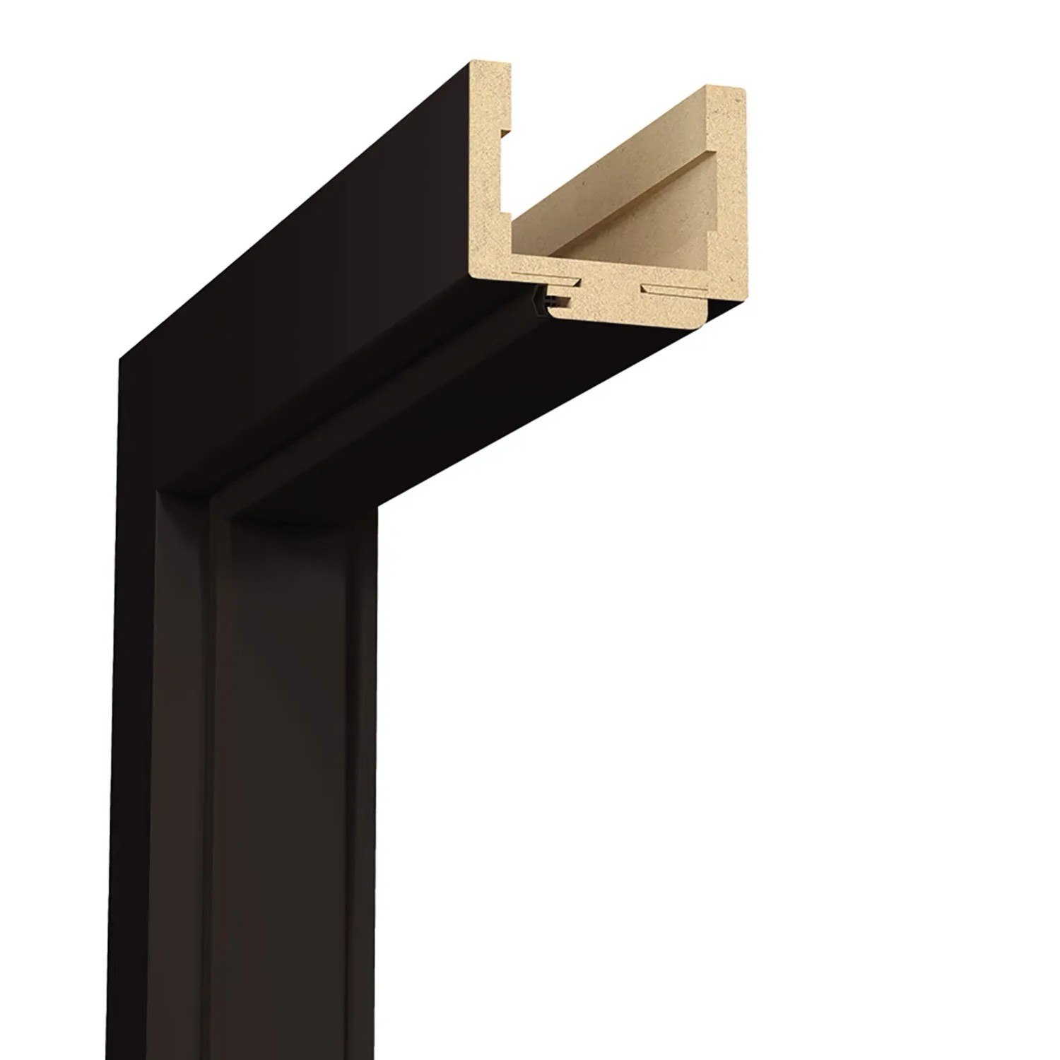 DRE Ościeżnica regulowana bezprzylgowa 240-260 mm Czarny Mat 70L