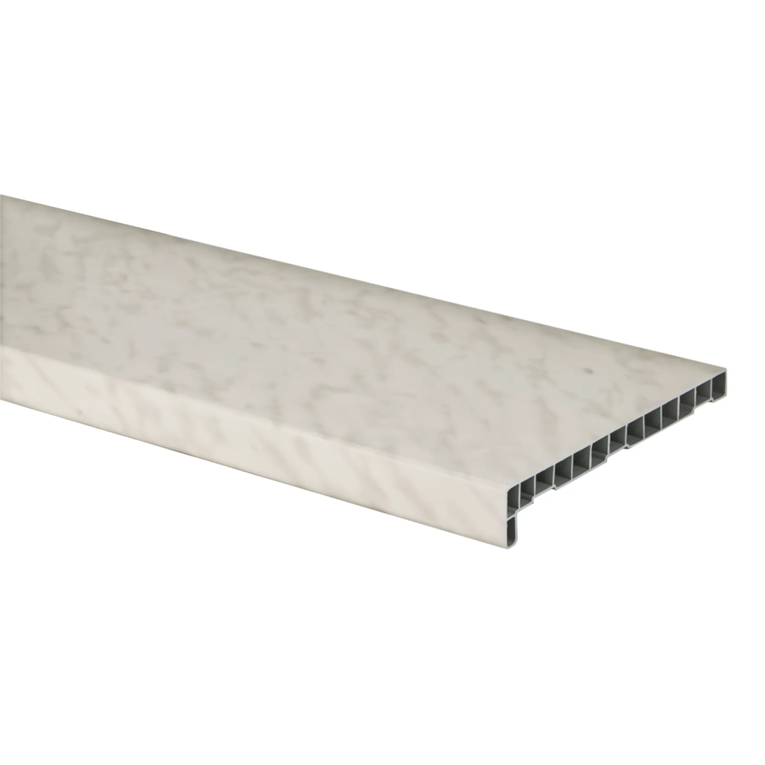 Parapet wewnętrzny PVC marmur, 126 cm x 30 cm x 4,2 cm