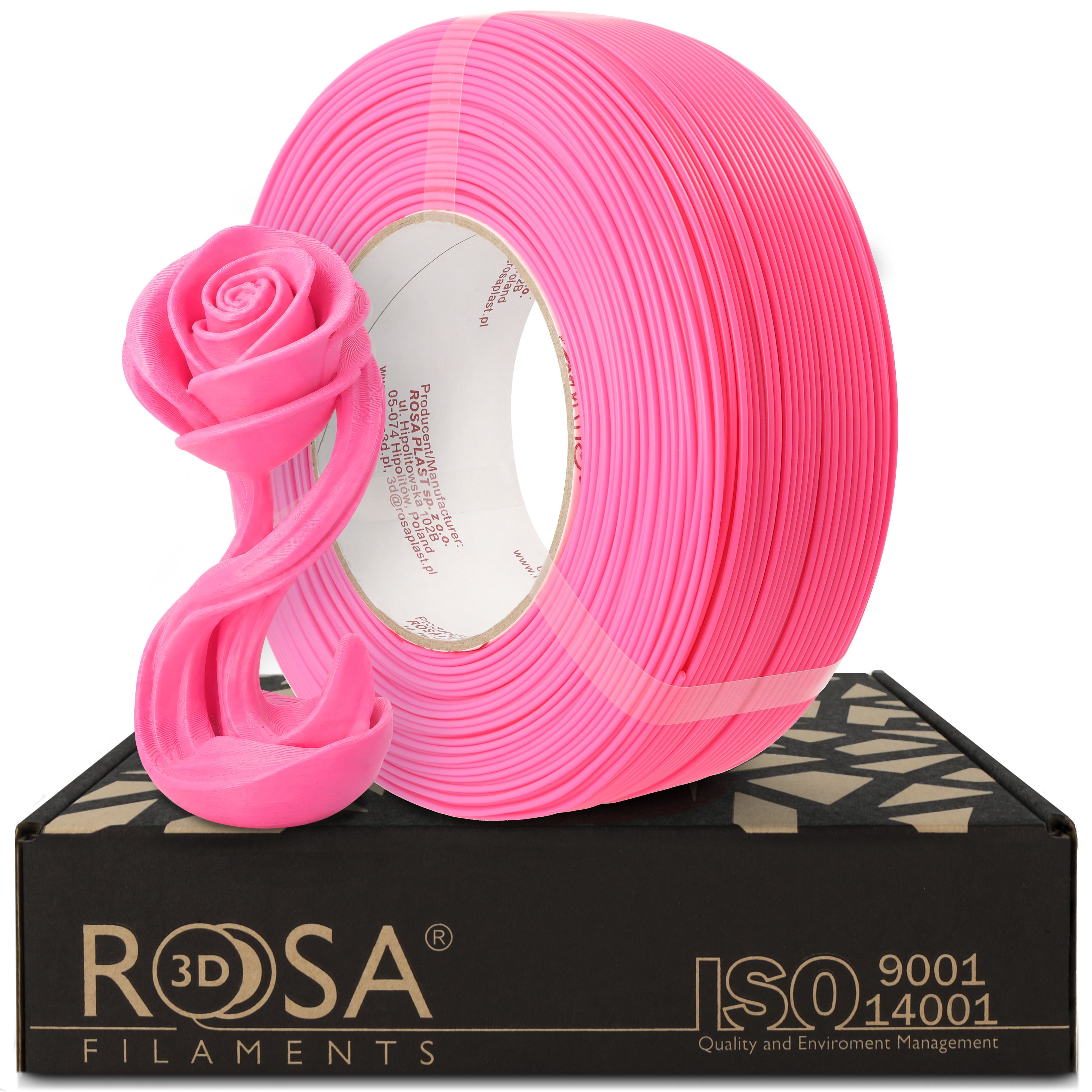 FILAMENT 3D ReFill PLA Starter Magenta Neon (Refill 1kg / 1.75mm)