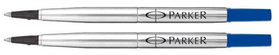 2x Wkład do pióra kulkowego Parker, Z01(F), niebieski
