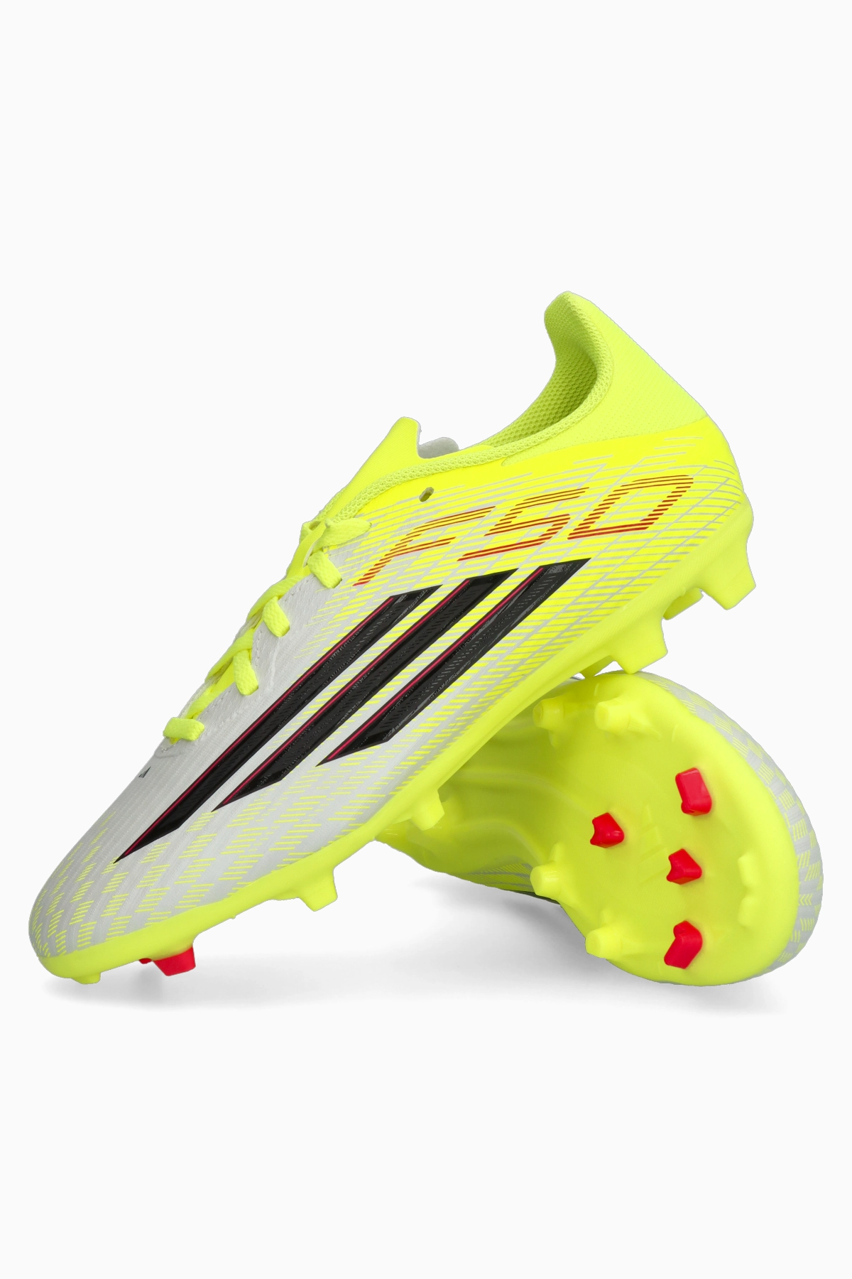 Korki adidas F50 League FG/MG Junior - Żółty