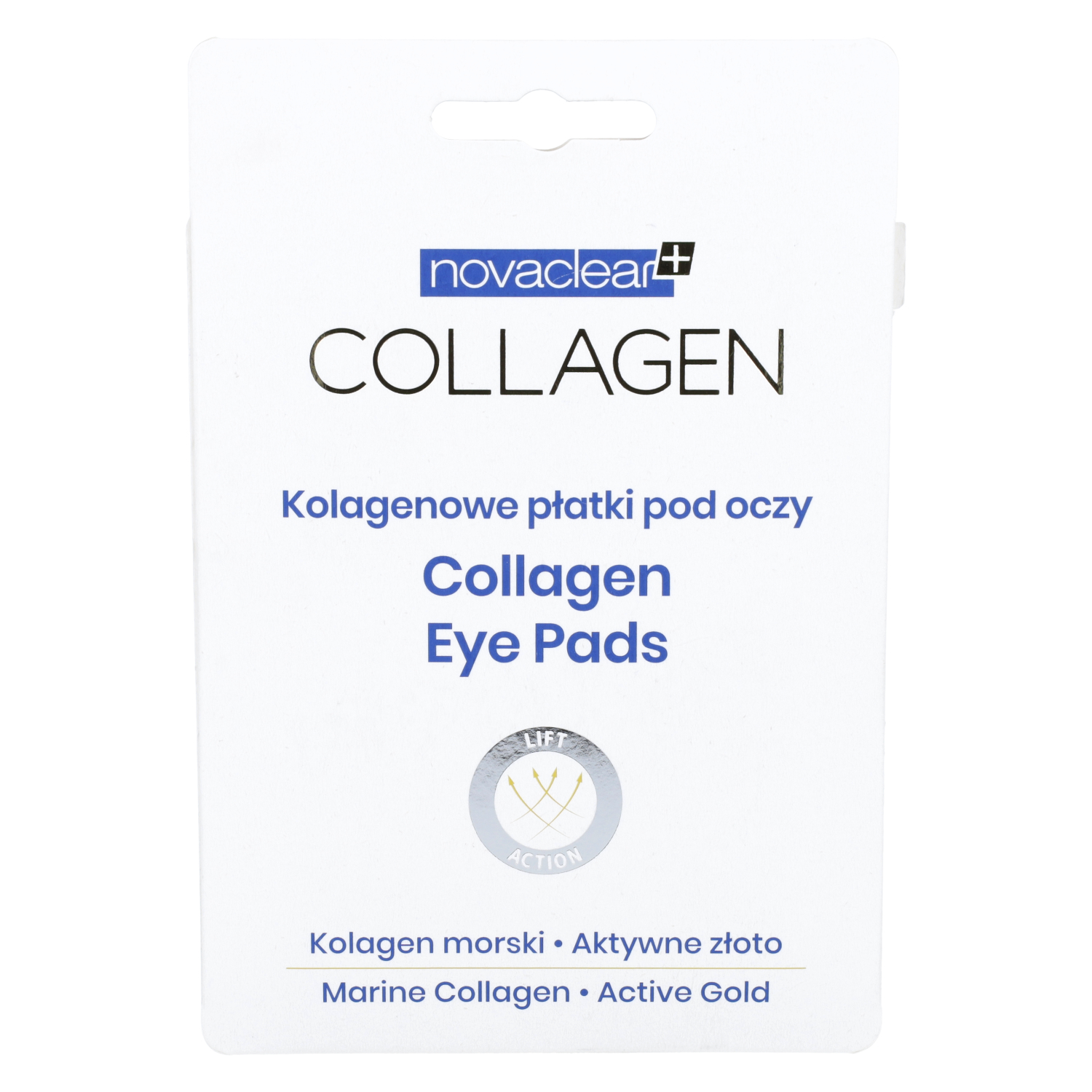 Novaclear collagen - kolagenowe płatki pod oczy, 1 komplet