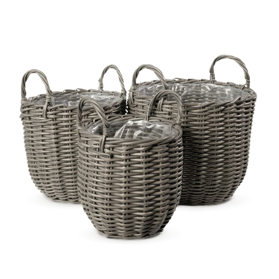 Pflanzkübel ANZIA 3er-Set - Grau
