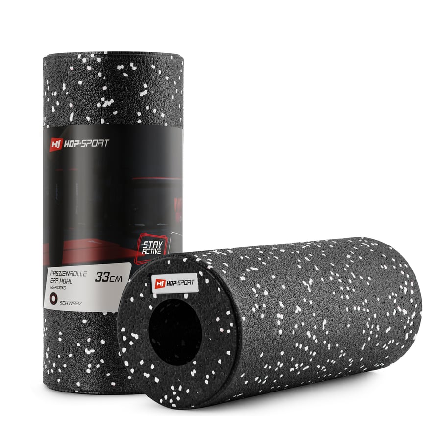 Masážní válec EPP prázdný 33cm bílý