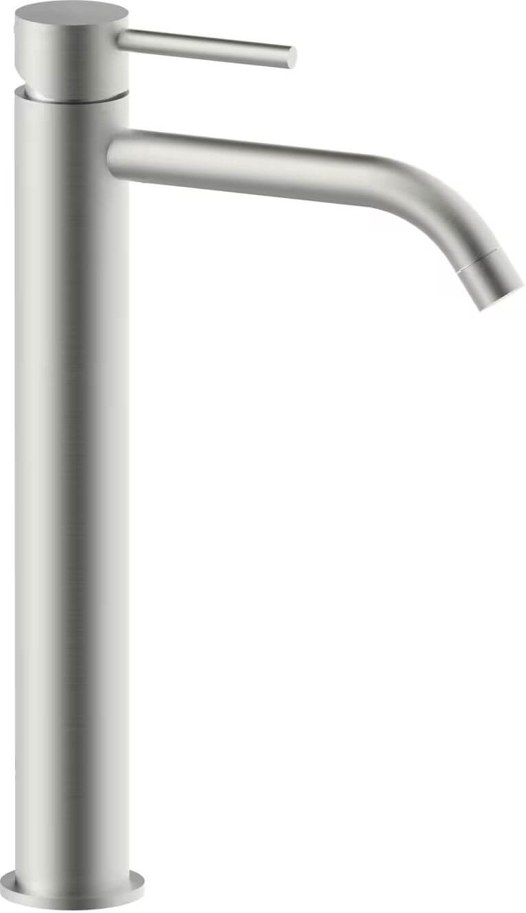 Paffoni Light bateria umywalkowa stojąca stal LIG081ST