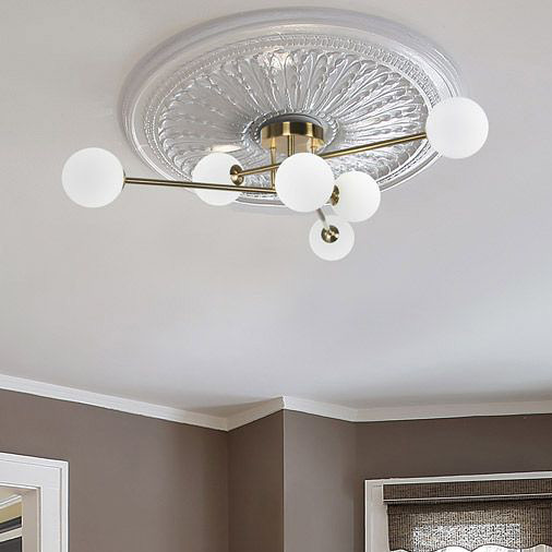 Light Prestige Dorado lampa podsufitowa 6x28 W biała-złota LP-002/6C - Wysyłka w 24h