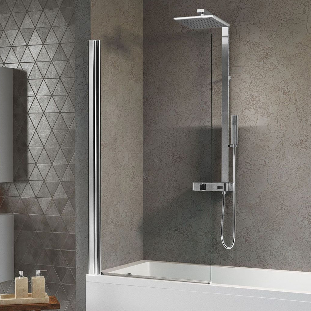 Novellini Aurora 1 parawan nawannowy 70 cm chrom/przezroczyste AURORAN170-1K