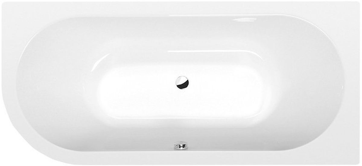 Polysan Viva Slim wanna narożna 185x80 cm prawa biała 72129S