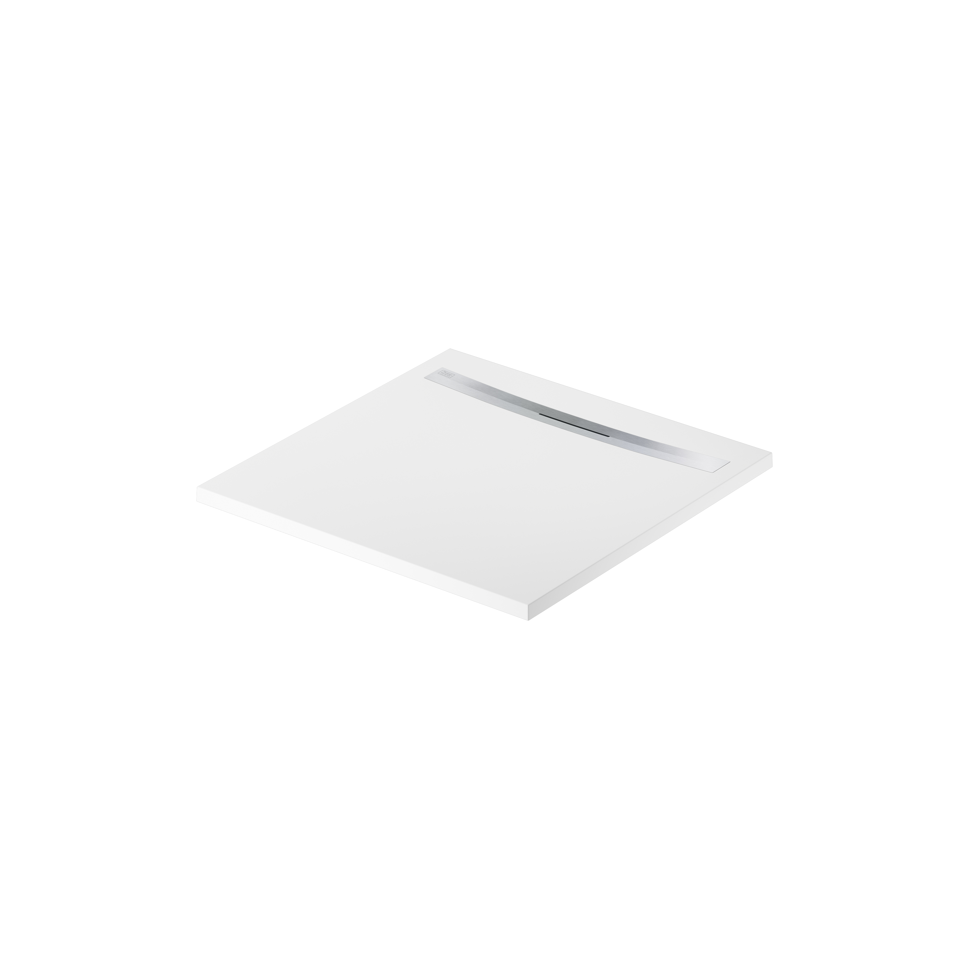 Meissen Keramik Kontra brodzik kwadratowy z maskownicą 90x90 cm biały S207-023