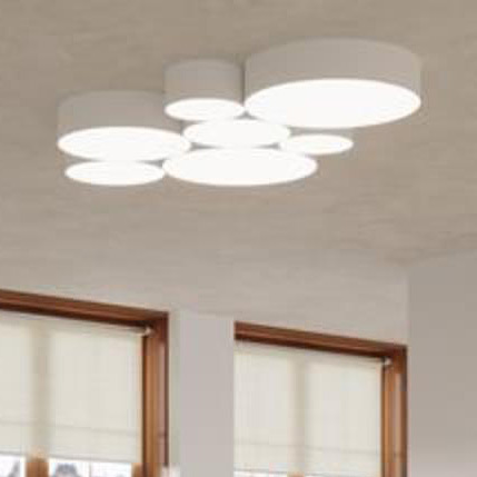 Sollux Lighting Arena plafon1x60W biały połysk SL.0129