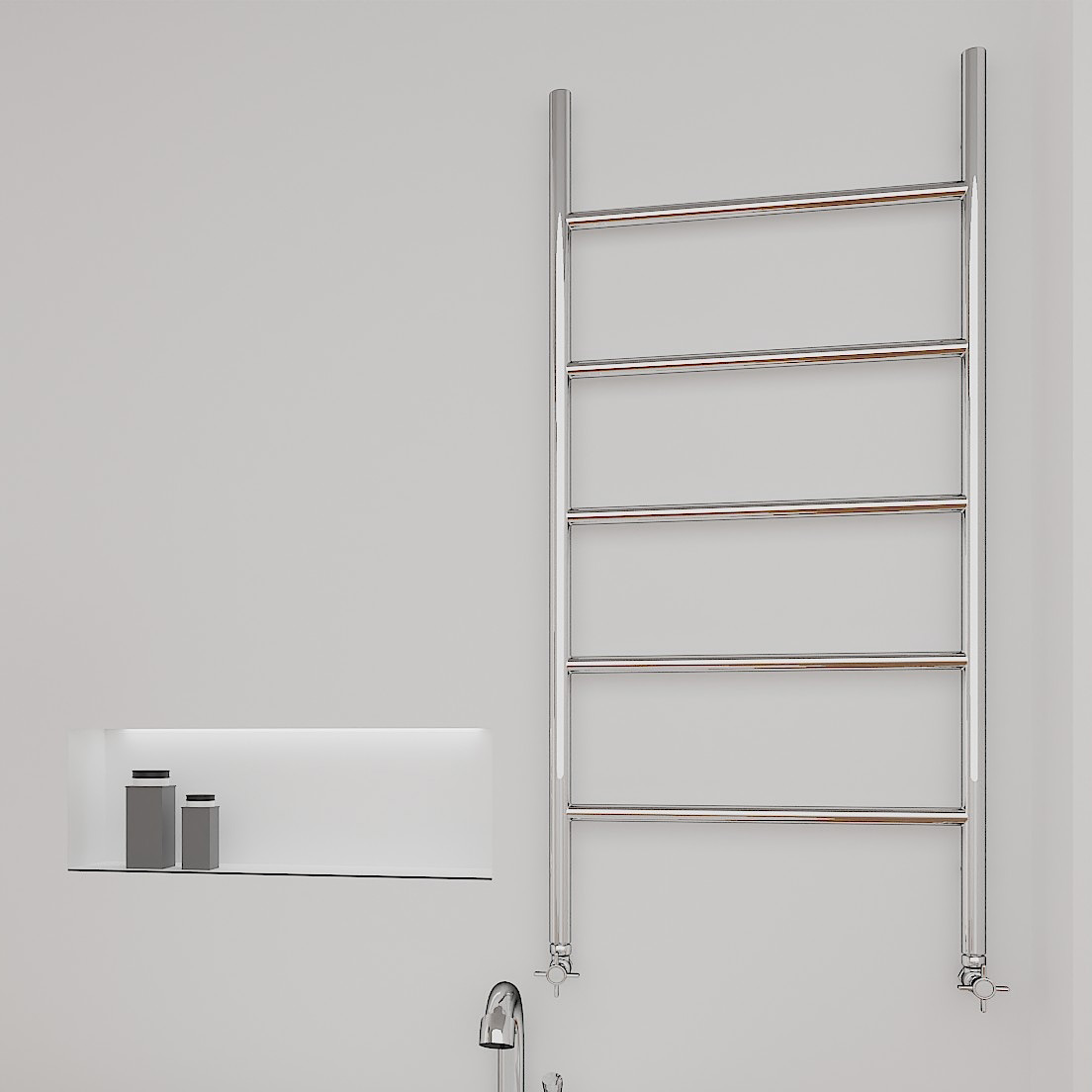 Imers Minimal grzejnik łazienkowy dekoracyjny 110x53 cm biały G01153011002 - Wysyłka w 24h