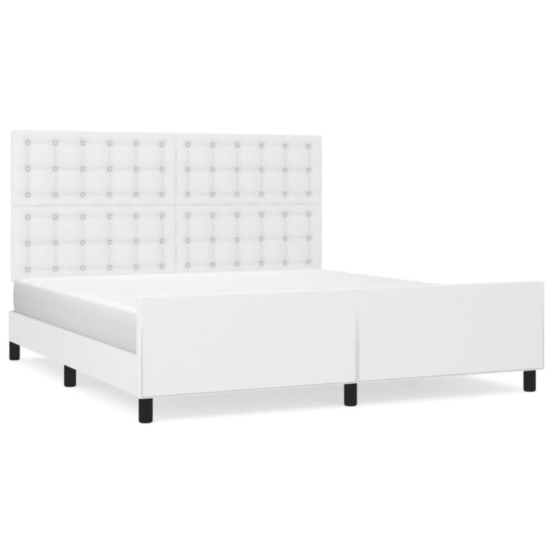 Łóżko tapicerowane WaszeMeble 180x200 cm biała WM-3125586 1 szt.
