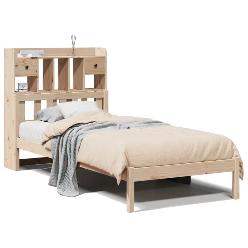 Rama łóżka WaszeMeble 80x200 cm Brązowy sosna WM-3322325 1 szt.