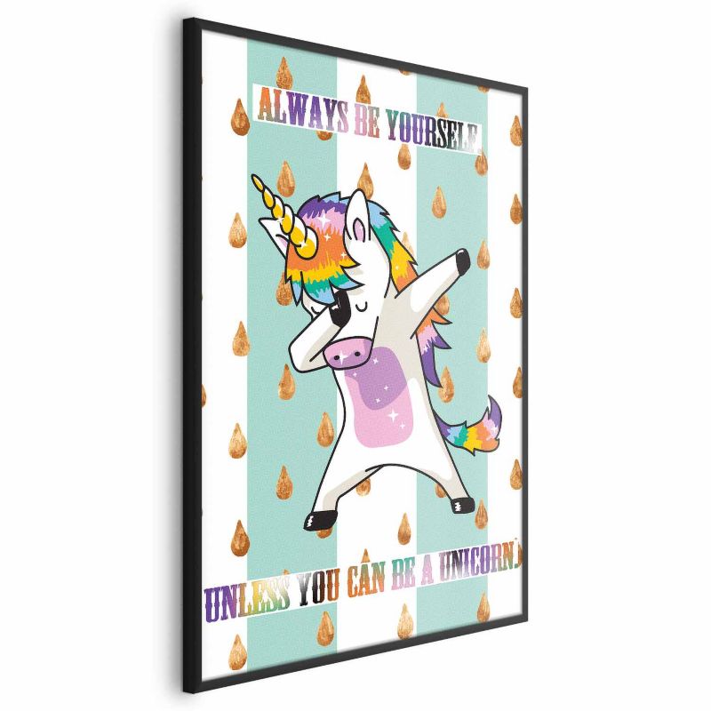 Plakat Artgeist Always be yourself 21x30 cm z ramą czarną 1 szt