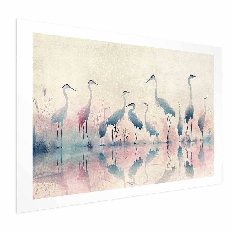 Plakat Artgeist Ptaki nad jeziorem 30x21 cm bez ramy 1 szt
