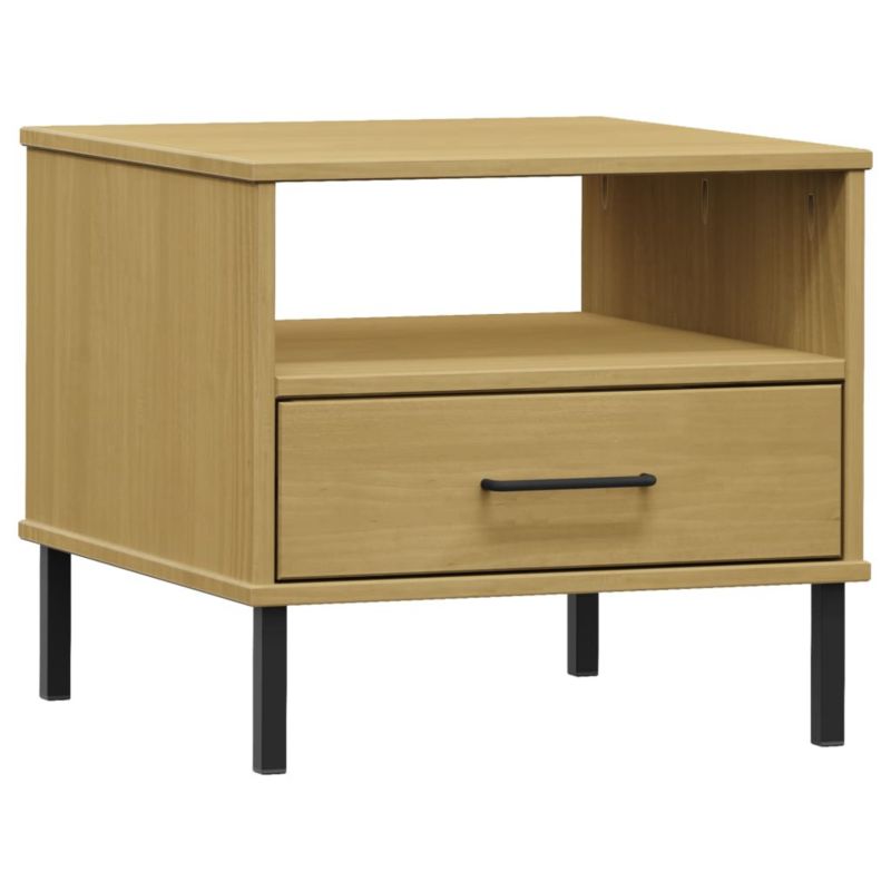 Szafka nocna WaszeMeble sosnowa brązowa WM-351030 1 szt.