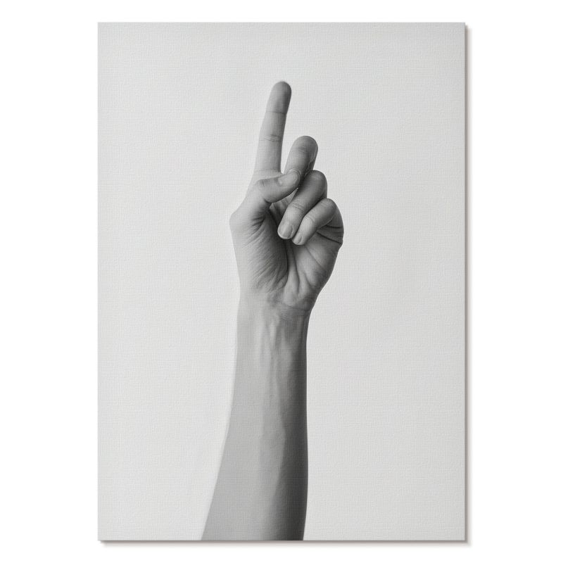 Obraz Plakat Canvas Tulup 59,4,x84 cm (A1) Gest dłoni Do salonu, biura, sypialni 1 szt.