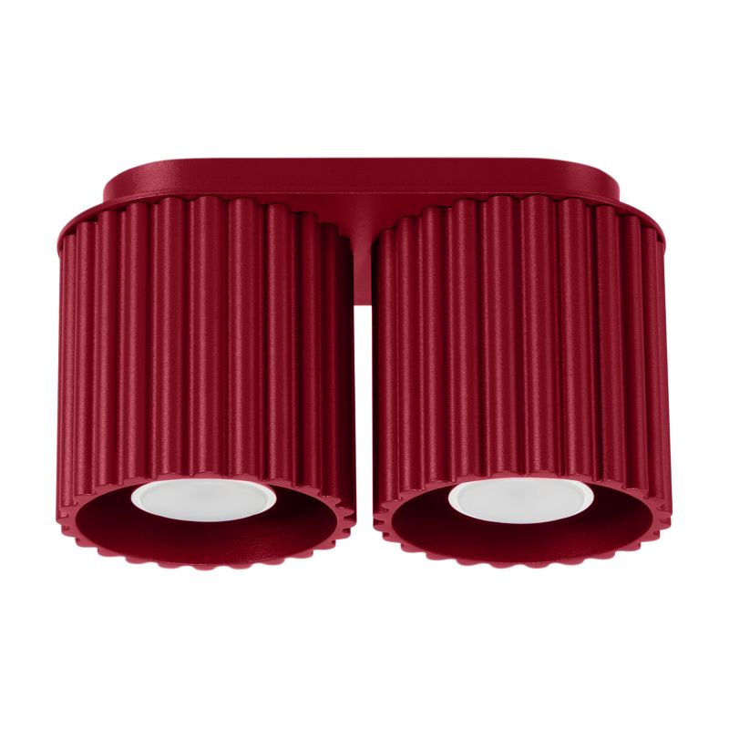 Reflektor sufitowy Pure Lume VISTAO burgundowy 2xGU10x10W IP20 wym:12x21x10cm - 1 szt.
