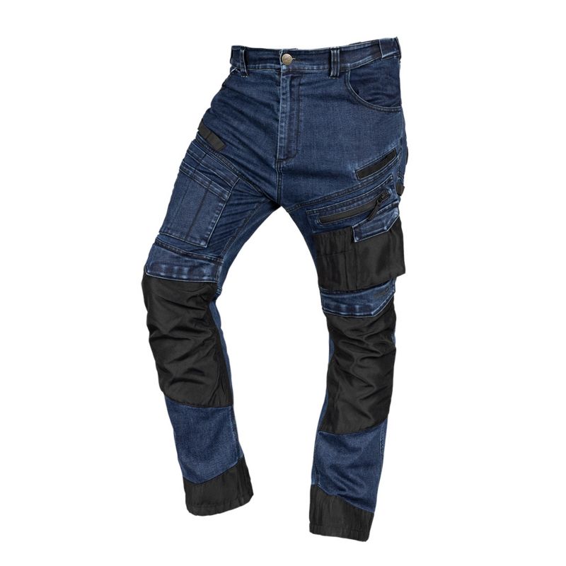 Spodnie robocze NEO TOOLS DENIM, wzmocnienia Oxford, granatowe, rozmiar M 1 szt