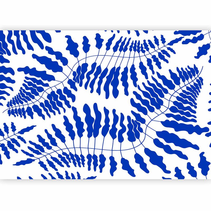 Fototapeta flizelinowa Artgeist 170 g/m2 wodoodporna Liście biała 200x140 (4 części) 10493aa rolka 1 szt
