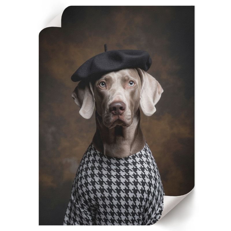 Plakat Premium ArtPrintCave 42x59,5 cm Artystyczny pies Project Concept 1 szt.