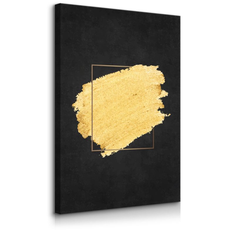 Obraz Muralo Do Salonu Abstrakcja Złoty Wzór Styl Glamour Dekoracja 20x30 cm 1 szt.