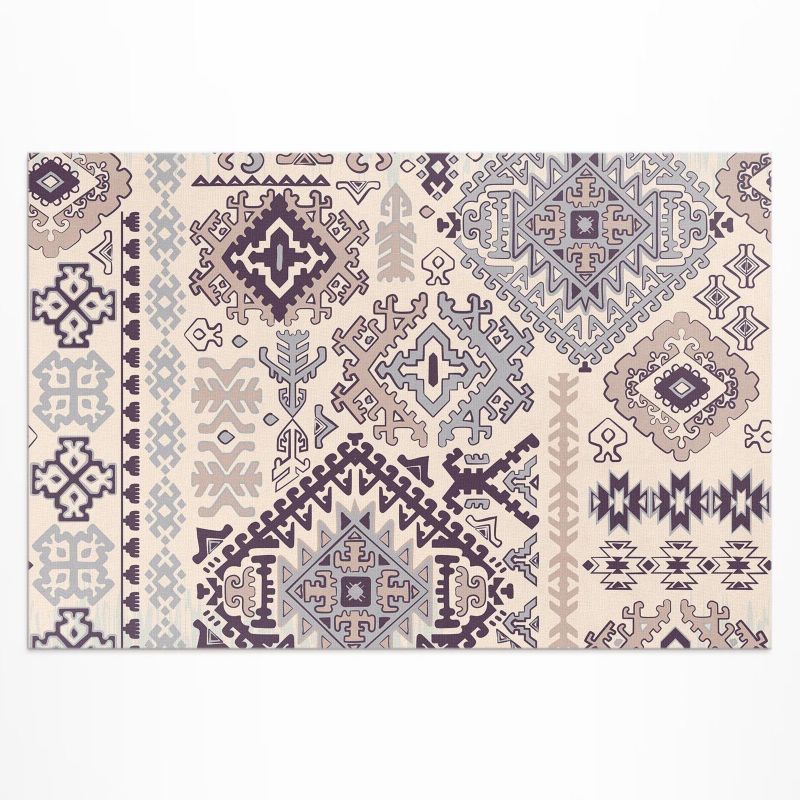 Balkonowy Dywan Winylowy UV Wallfluent 80x120 cm Tekstura gobelinu wzorzysty design 1 szt.