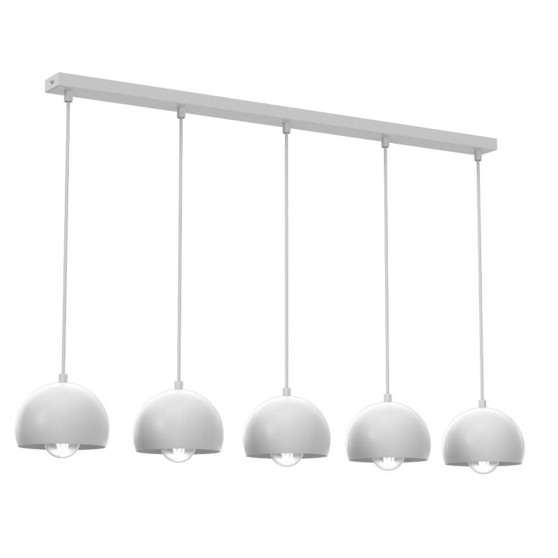 Lampa wisząca Luminex Sool biała 5xE27x15W IP20 wym:110x120x15cm - 1 szt.