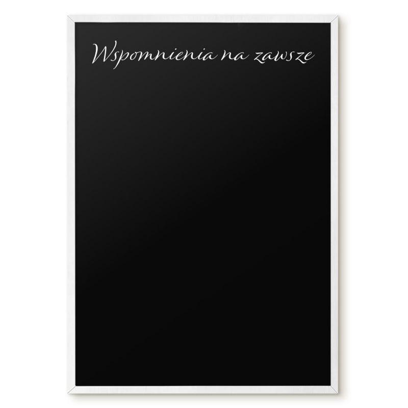 Tablica Magnetyczna Do Biura Tulup 50x70 cm Wspomnienia na zawsze 9 - Biała rama Do salonu, sypialni 1 szt.