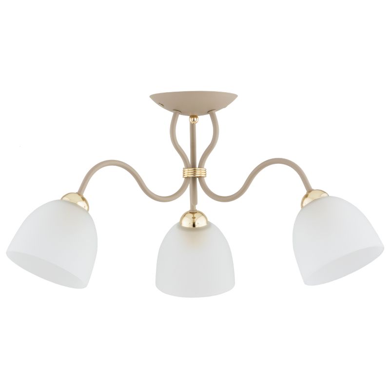 Lampa wisząca związane ramiona Alfa ARIEL beżowa 3xE27x15W IP20 wym:32,4x56x56cm - 1 szt.