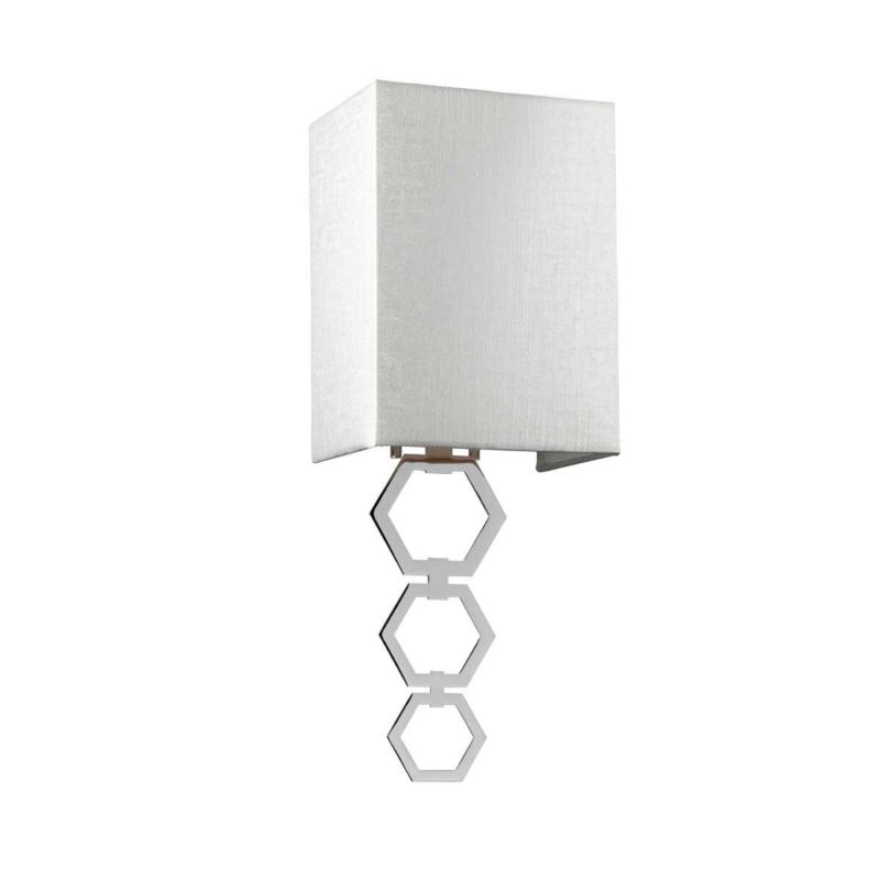 Kinkiet ścienny Elstead Ria polerowany chrom 1 x E27 x IP20 wym: 47,4 x 17 x 12,8 cm - 1 szt.