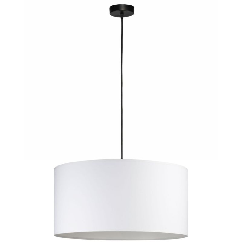 Lampa wisząca Tornado 50cm ABAŻUR biały E27 1 szt.