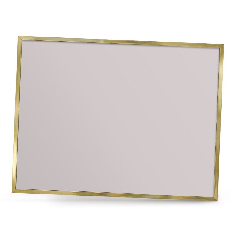 Tablica magnetyczna ozdobna ArtPrintCave 80x60 Popielaty szary w złotej ramie 1szt
