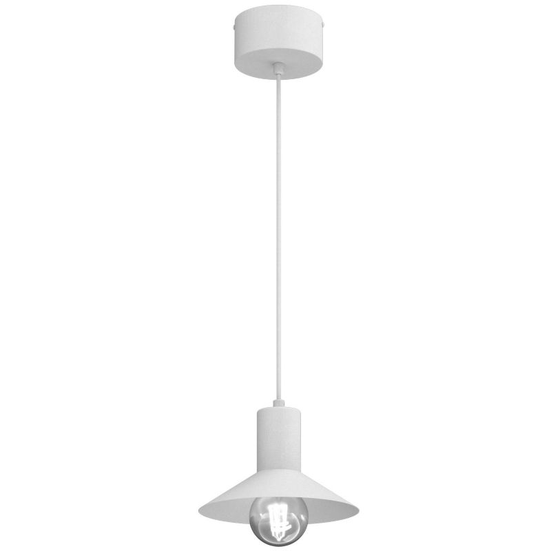 Lampa wisząca Luminex Nox biała 1xE27x15W IP20 wym:112x20x20cm - 1 szt.