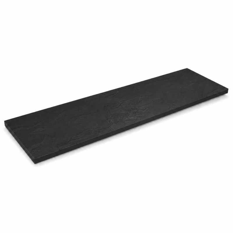 Parapet wewnętrzny KOLM HPL 12 mm Czarny (0190SL) 40x15 cm 1szt.