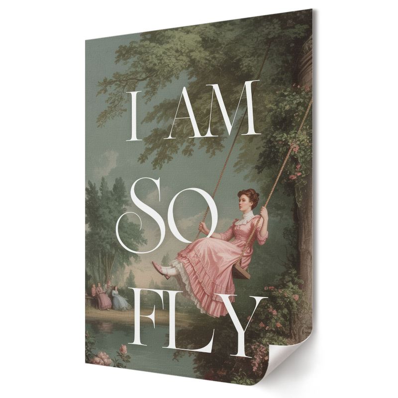 Plakat Wallfluent Format A2 I am so fly Formacja Artystyczna Manufaktura Sztuki 1 szt.