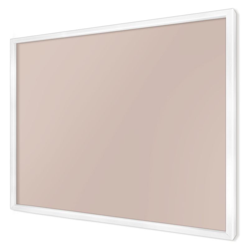 Magnetyczna tablica ozdobna Wallfluent 70x50 Beżowy róż w białej ramie 1szt