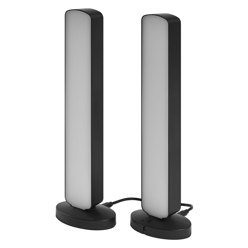 Lampa podłogowa LED SMART+ WIFI, mała, czarna, 2x2,5W OSRAM