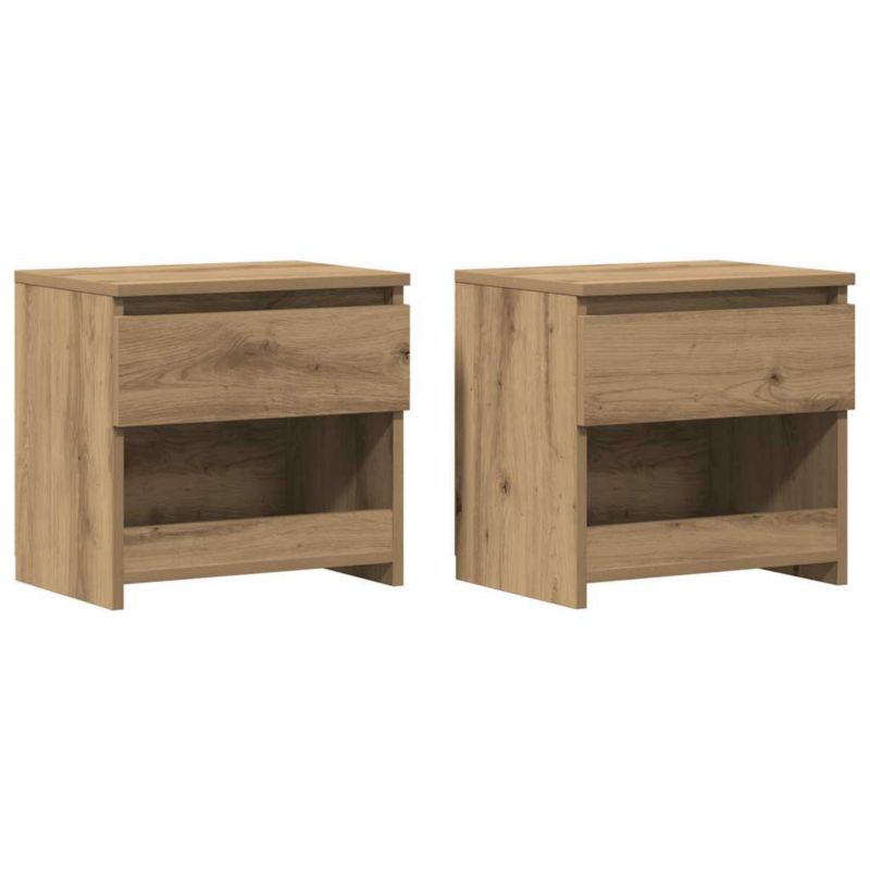 Szafki nocne WaszeMeble dąb artisan WM-856409 2 szt.