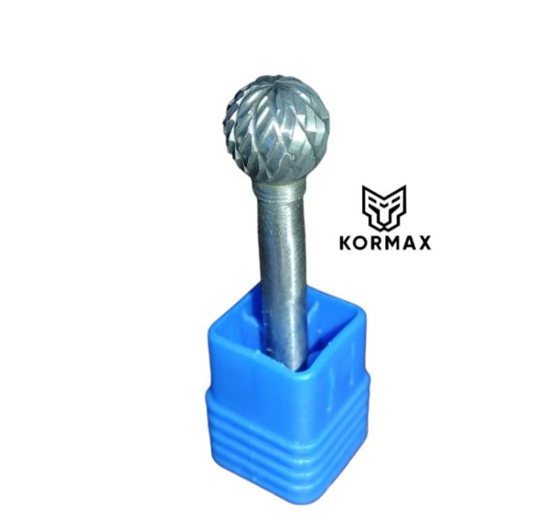 Frez pilnik obrotowy do metalu Kormax 12x10,8x55mm chwyt 6mm z węglika spiekanego KUD (DX1210M06) - 1 szt.