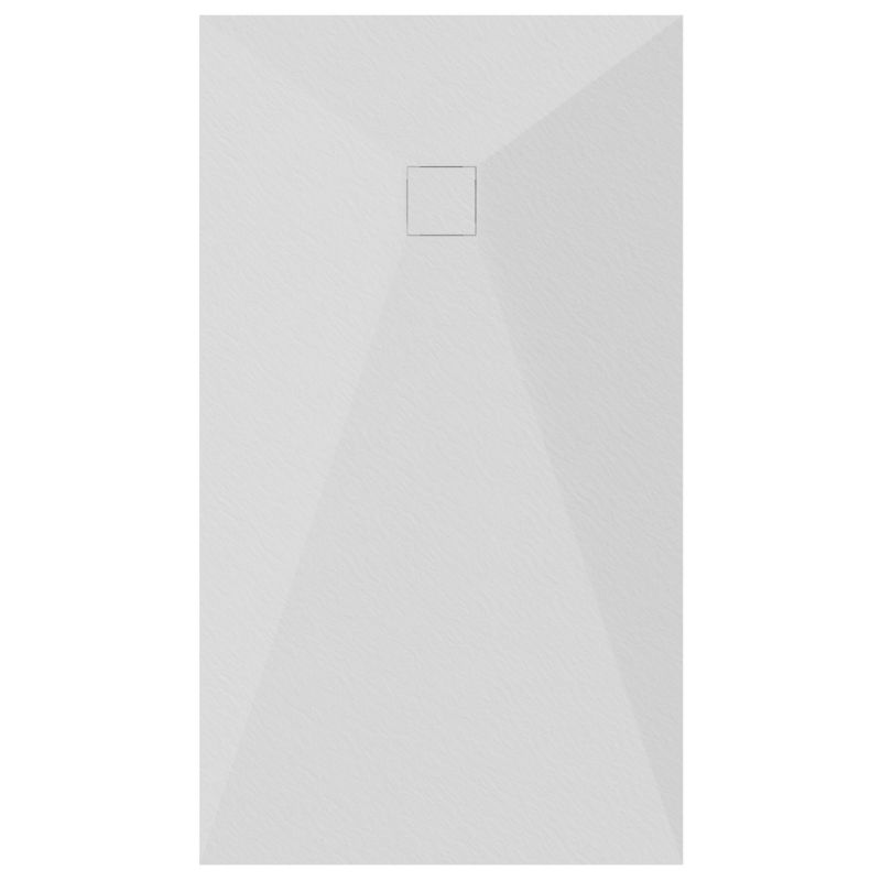 Brodzik prysznicowy SEVANTE STONE prostokątny 140x80 biały z syfonem 1 szt