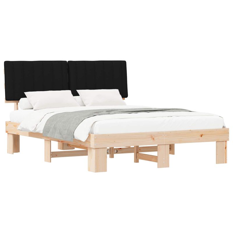 Łóżko Drewniane WaszeMeble 160x200 cm Brązowe WM-877476 1 szt.