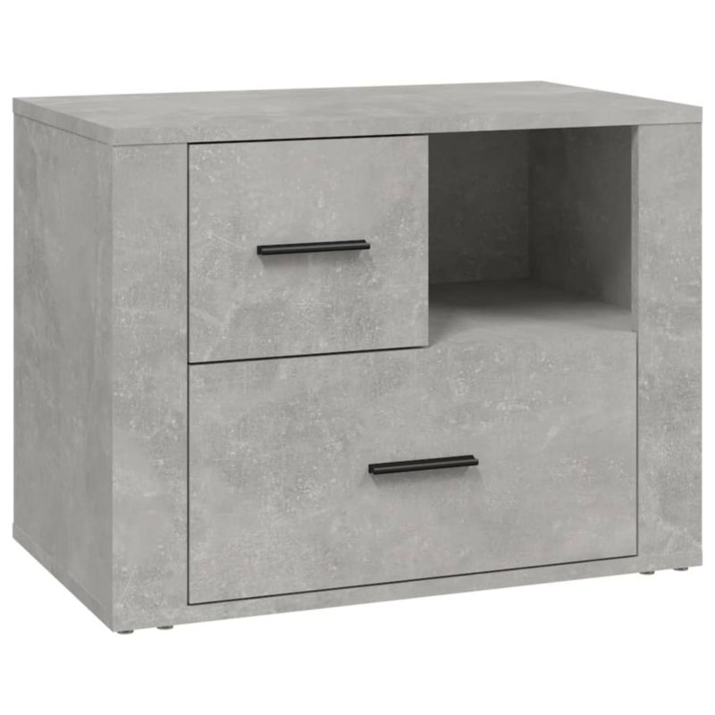 Szafka nocna WaszeMeble betonowy szary WM-816740 1 szt.