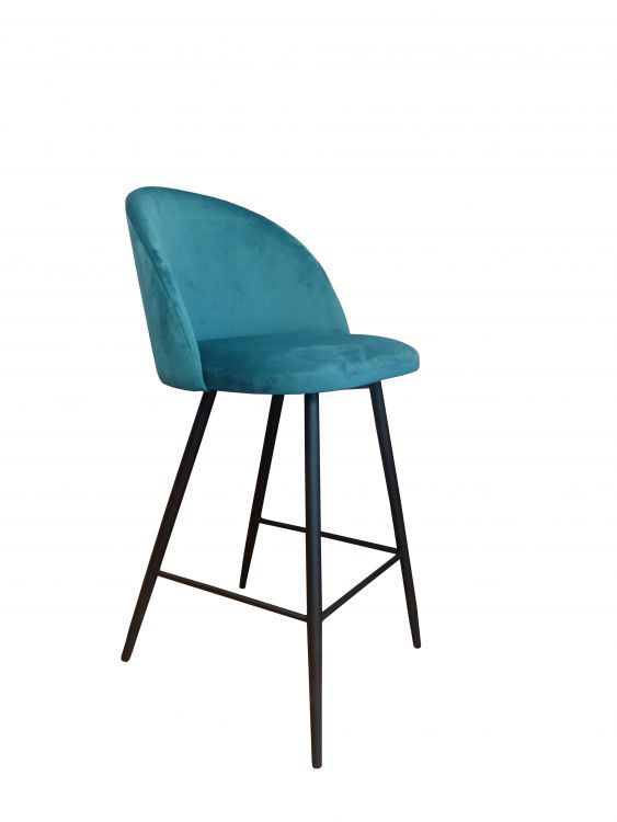 Hoker niski CLAUDINE VELVET morski ATOS 1 szt.