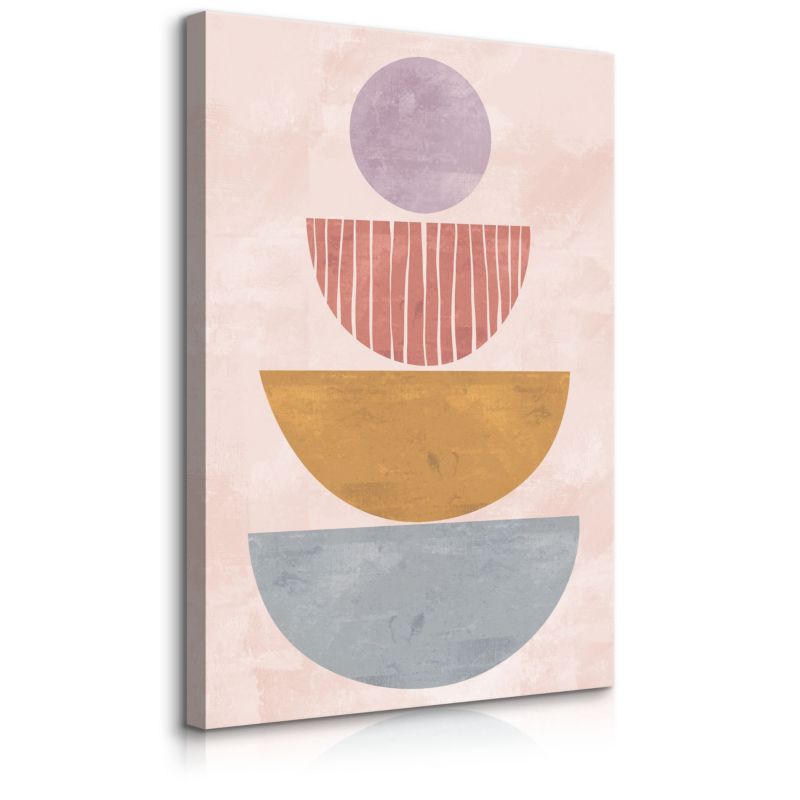 Obraz Muralo Na Płótnie Abstrakcja Japoński Styl Boho Minimalizm 70x100 cm 1 szt.