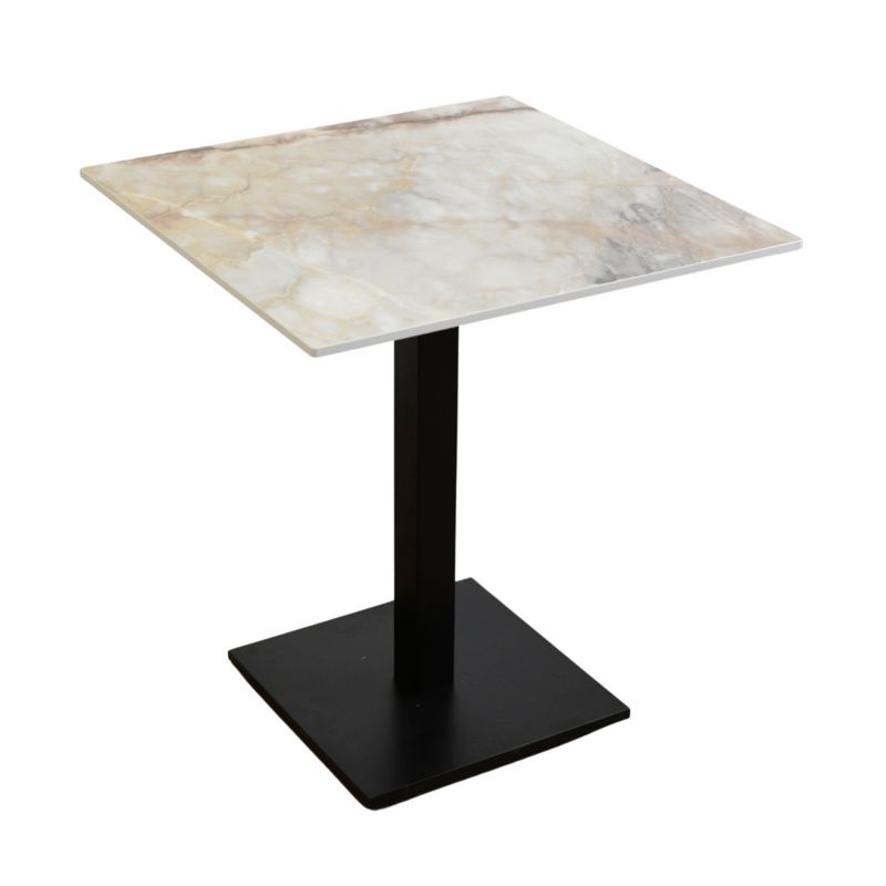 Stolik do kawiarni wodoodporny HPL 12mm 70x70cm Breccia Vivaldo 1szt.