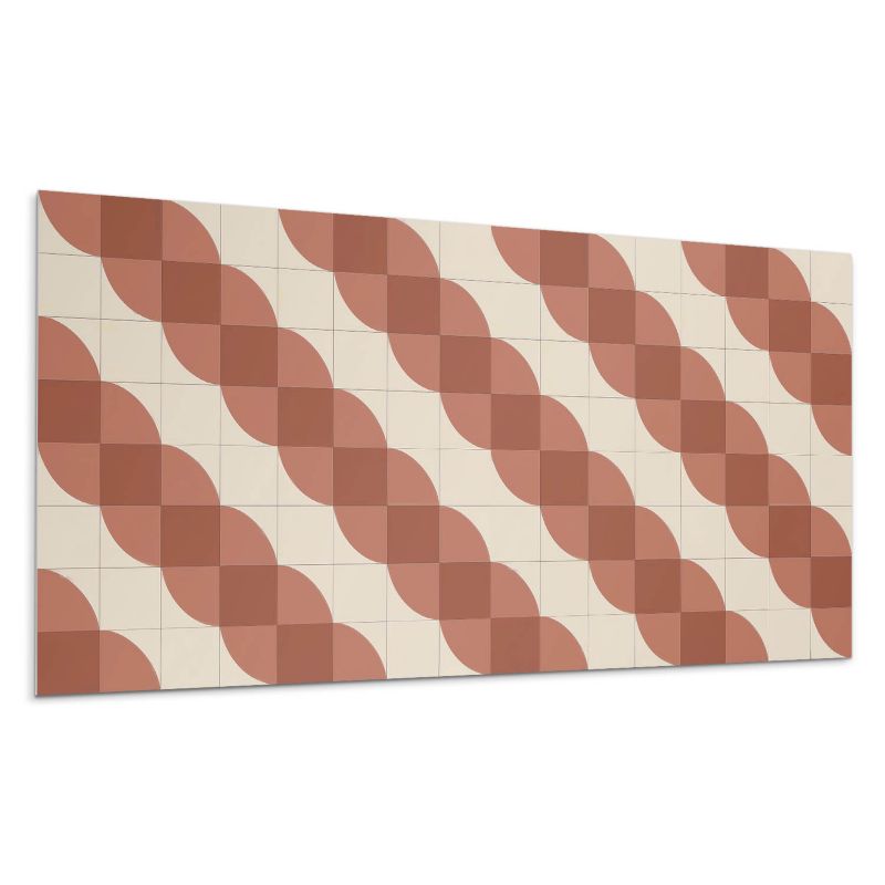 Panel samoprzylepny Wallfluent 120x60 cm Faliste kształty geometryczne 1 szt.