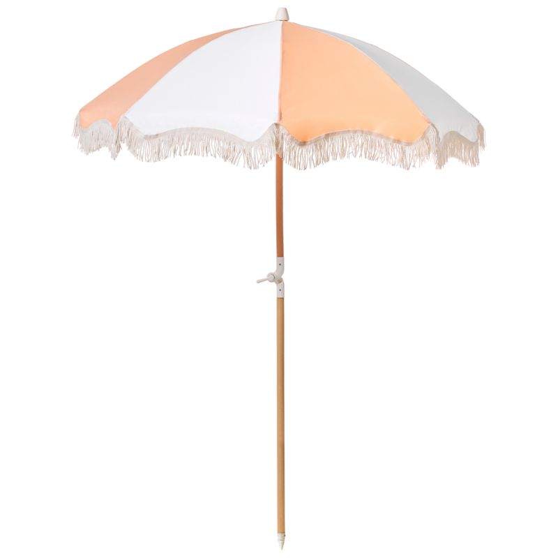 Parasol ogrodowy 155 cm Mondello Pomarańczowy 1 szt.
